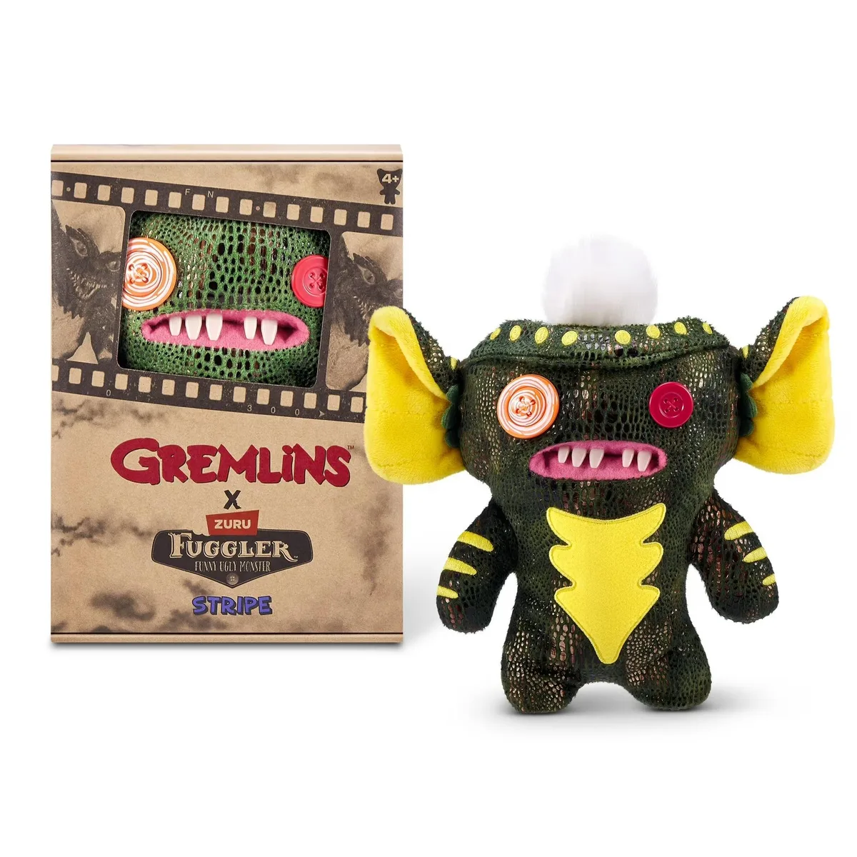 Zuru Zuru Fuggler Gremlins Stripe Green Plush Toy 9 Inch — product photo