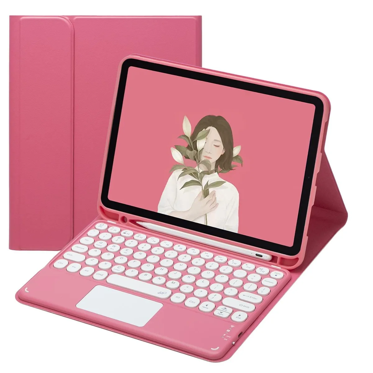 BoYata BoYata 2 in 1 accessory for iPad 9.7 inch 2018 2017 Pro Air 2 1 New Pink — product photo