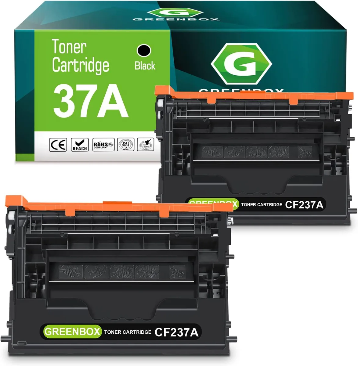 ENVEL ENVEL Compatible 37X High-Yield Toner Cartridge 2 Pack 25000 Pages — product photo