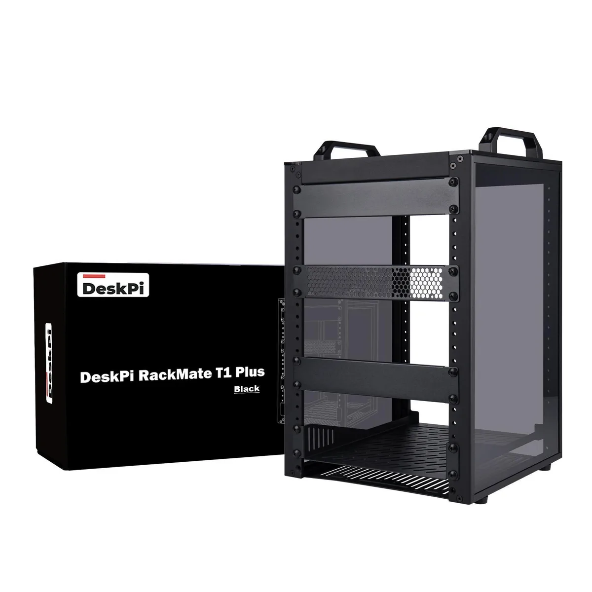 52Pi 52Pi T1-Plus Black 8U 10" Server Rack 260mm Depth — product photo