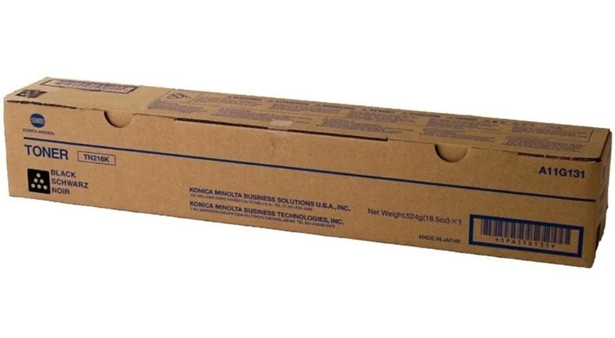 Konica Minolta Konica Minolta A11G131 TN-216K Black toner cartridge 29000 pages — product photo