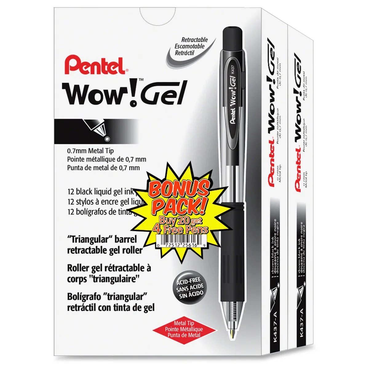 Pentel of America, Ltd. Pentel of America, Ltd. K437ASW2 educational supply — product photo