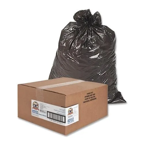 Genuine Joe Genuine Joe 2152 Two-Ply Can Liner 55-60Gal .8mil 38x58 100/PK cleaning — product photo