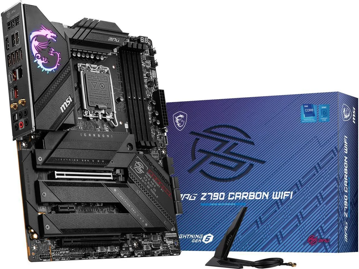 MSI MSI MPG Z790 Carbon WiFi LGA 1700 Intel Motherboard — product photo