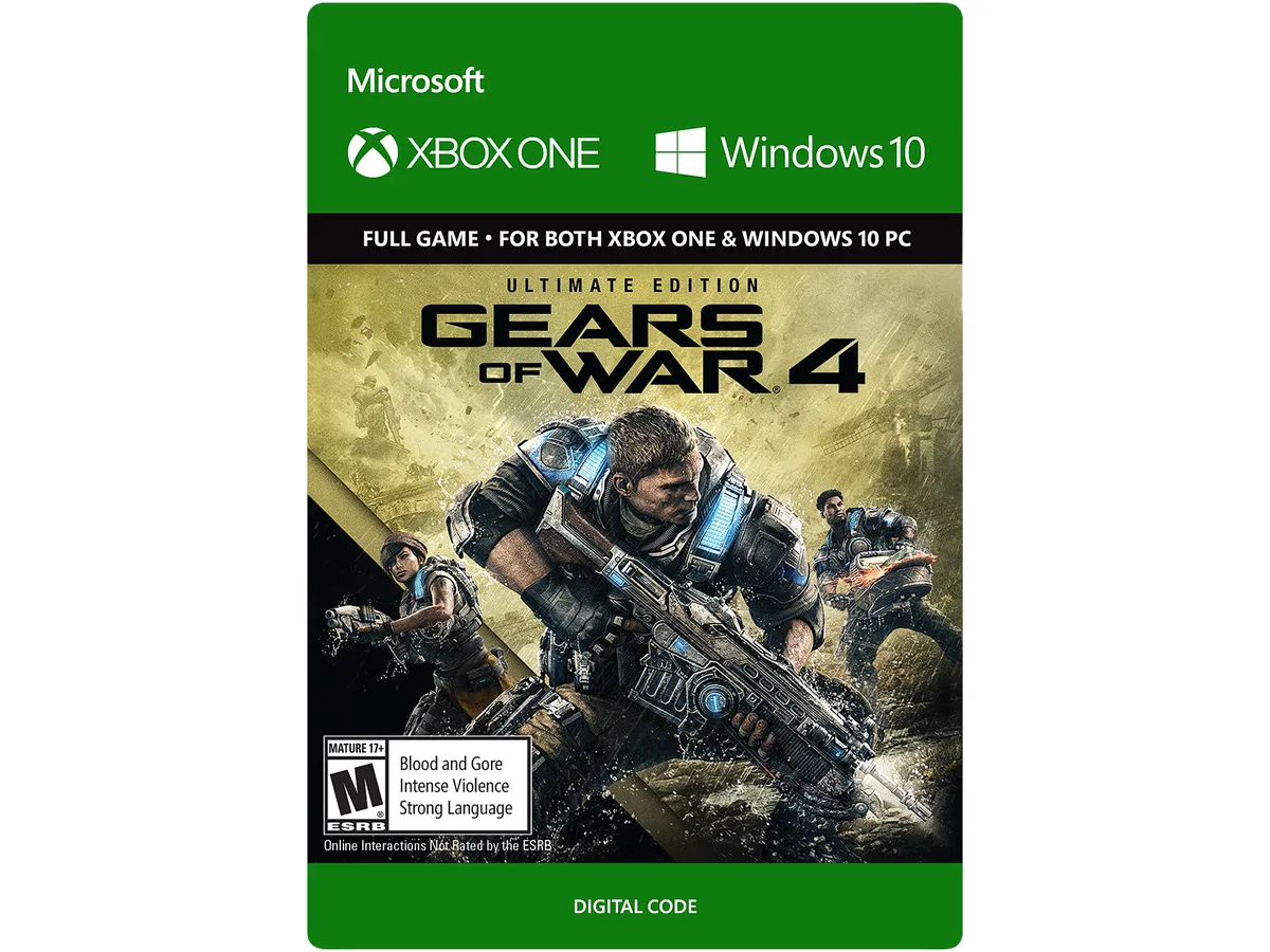 Microsoft Microsoft G7Q-00026 Gears of War 4 Ultimate Edition downloadable game — product photo