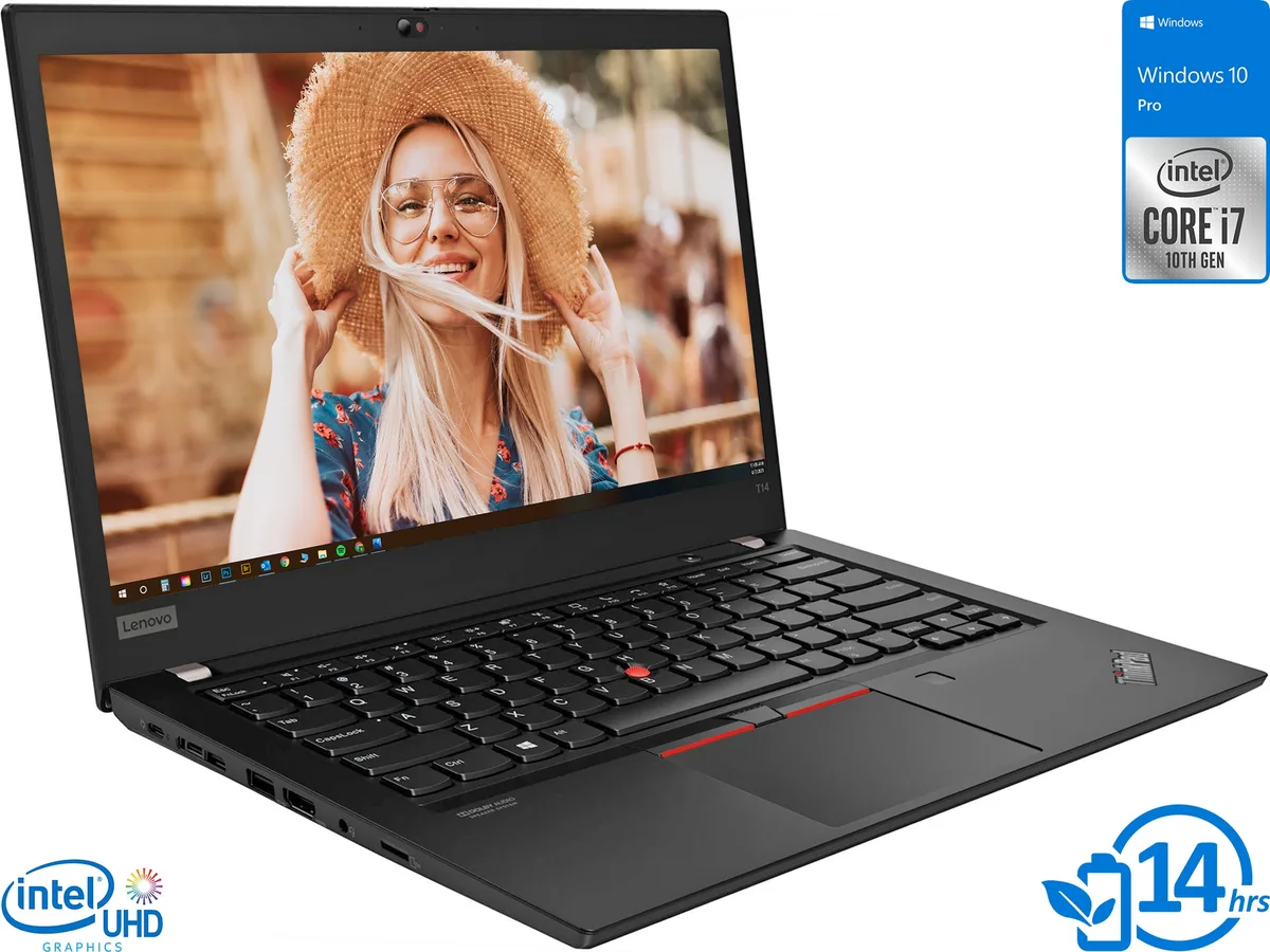 Lenovo Lenovo T14Form laptop Intel Core i5-10210U 16GB DDR4 2TB NVMe 14 FHD — product photo