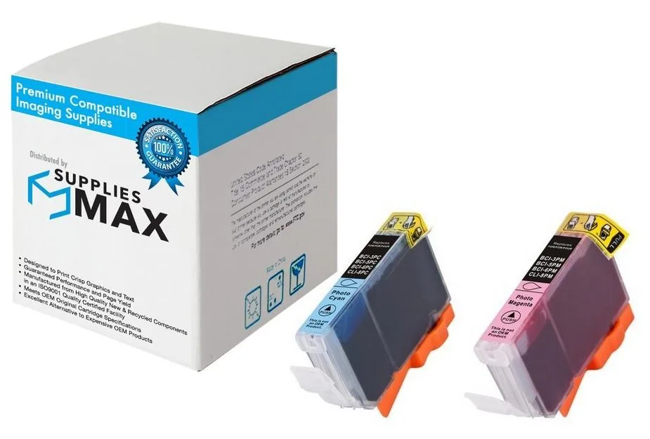 SuppliesMax SuppliesMax Compatible Inkjet Combo Pack 4709A018 Photo Cyan/Magenta 280 pages 2 Pack — product photo