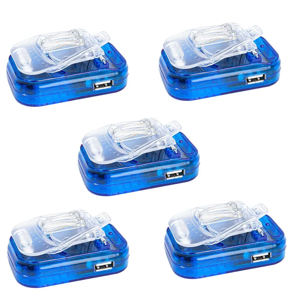 Centenex Electronics Centenex Electronics 5 Pack Universal Battery Charger USB 3.7V 200-3000mAh — product photo