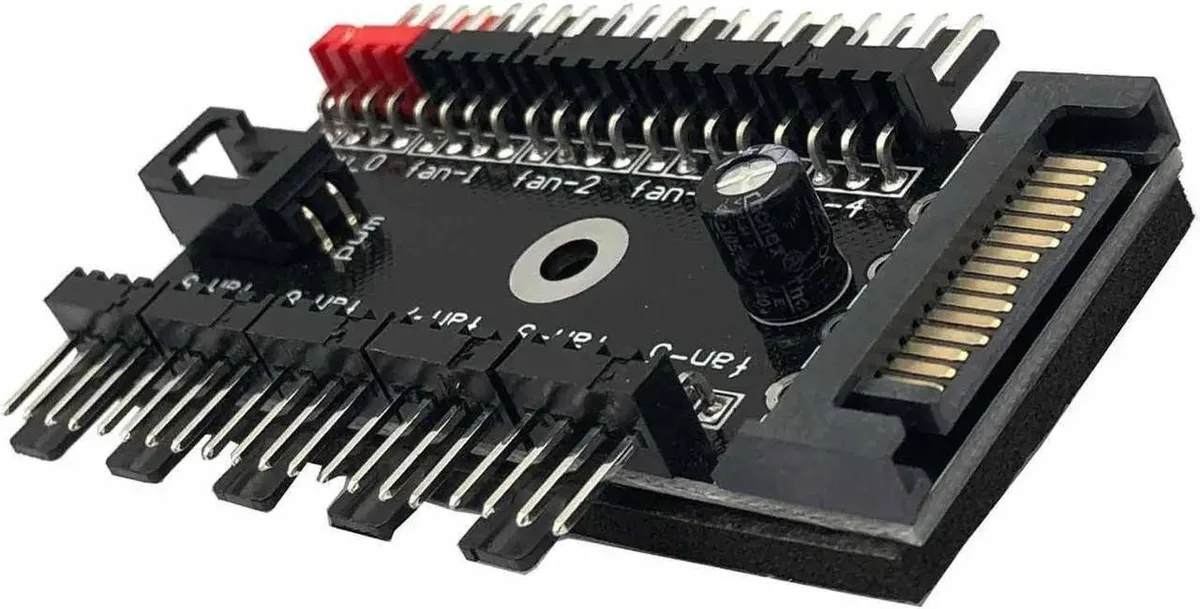 Vszerda Vszerda 10-way 4-pin PWM fan hub SATA cable — product photo
