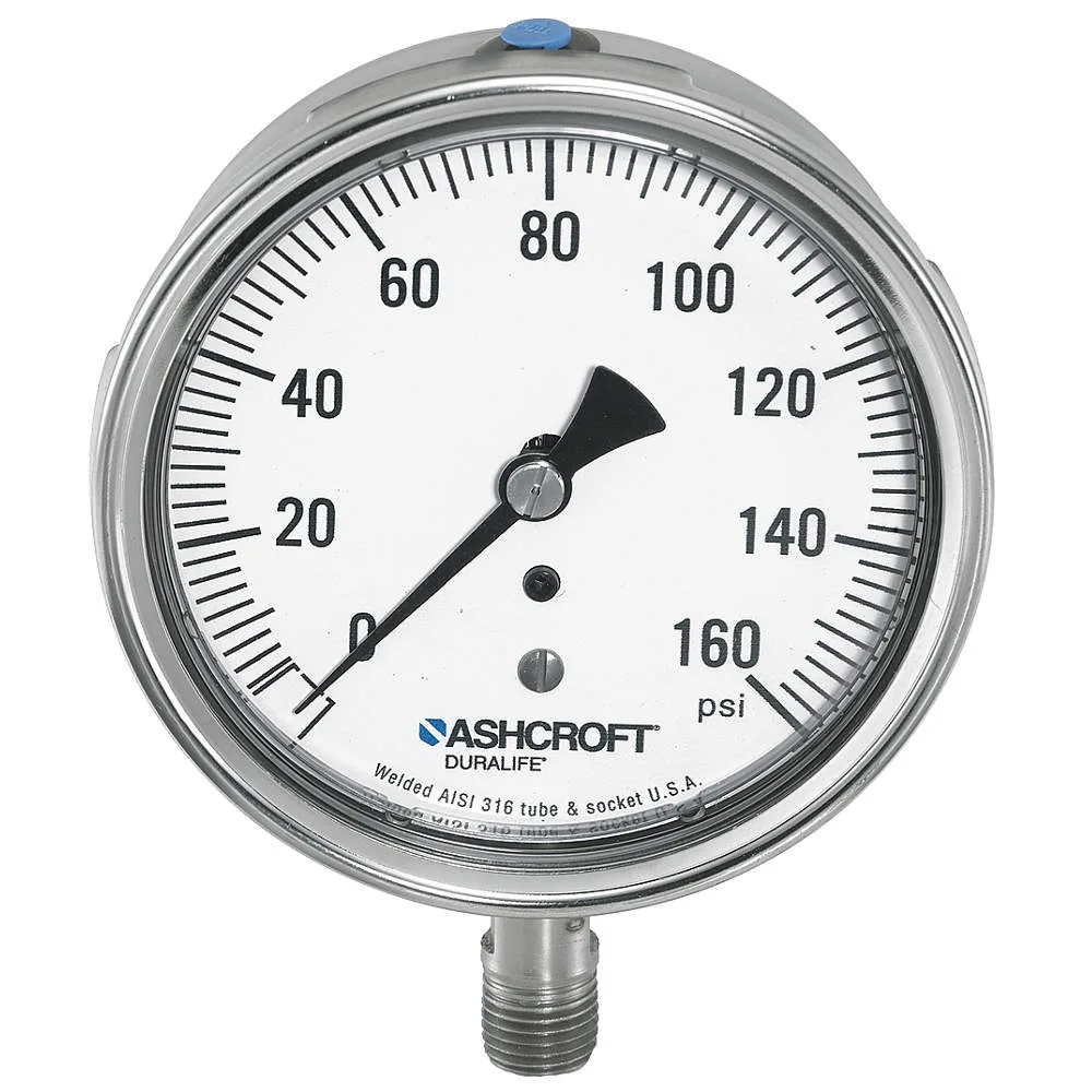 Ashcroft Ashcroft 351009 Compound Gauge 30 inHg VAC to 30 psi — product photo