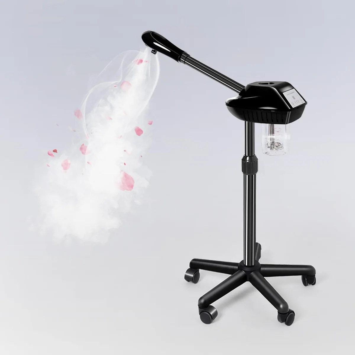  Retain Time Facial Steamer Black 450ml 36-51in 360° Rollable — product photo