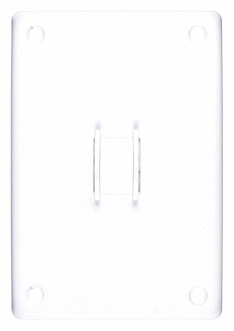 Hubbell Incorporated Hubbell Incorporated 1-Gang Toggle Switch Plate White SWP1 — product photo