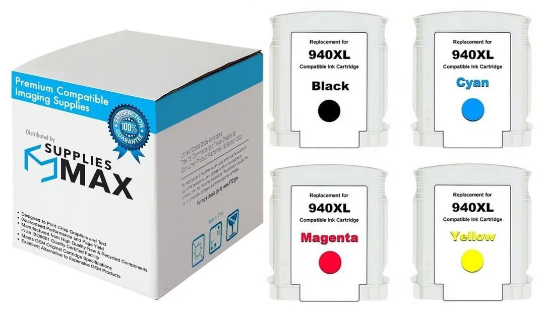 SuppliesMax SuppliesMax HP CZ143FN Inkjet Combo Pack (BK/C/M/Y) 2200 Pages — product photo