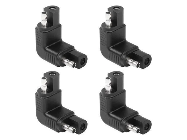 LORDWORLD LORDWORLD Right Angle SAE Polarity Reverse Adapter 90 Degree 12 24V 30A 4-Pack — product photo