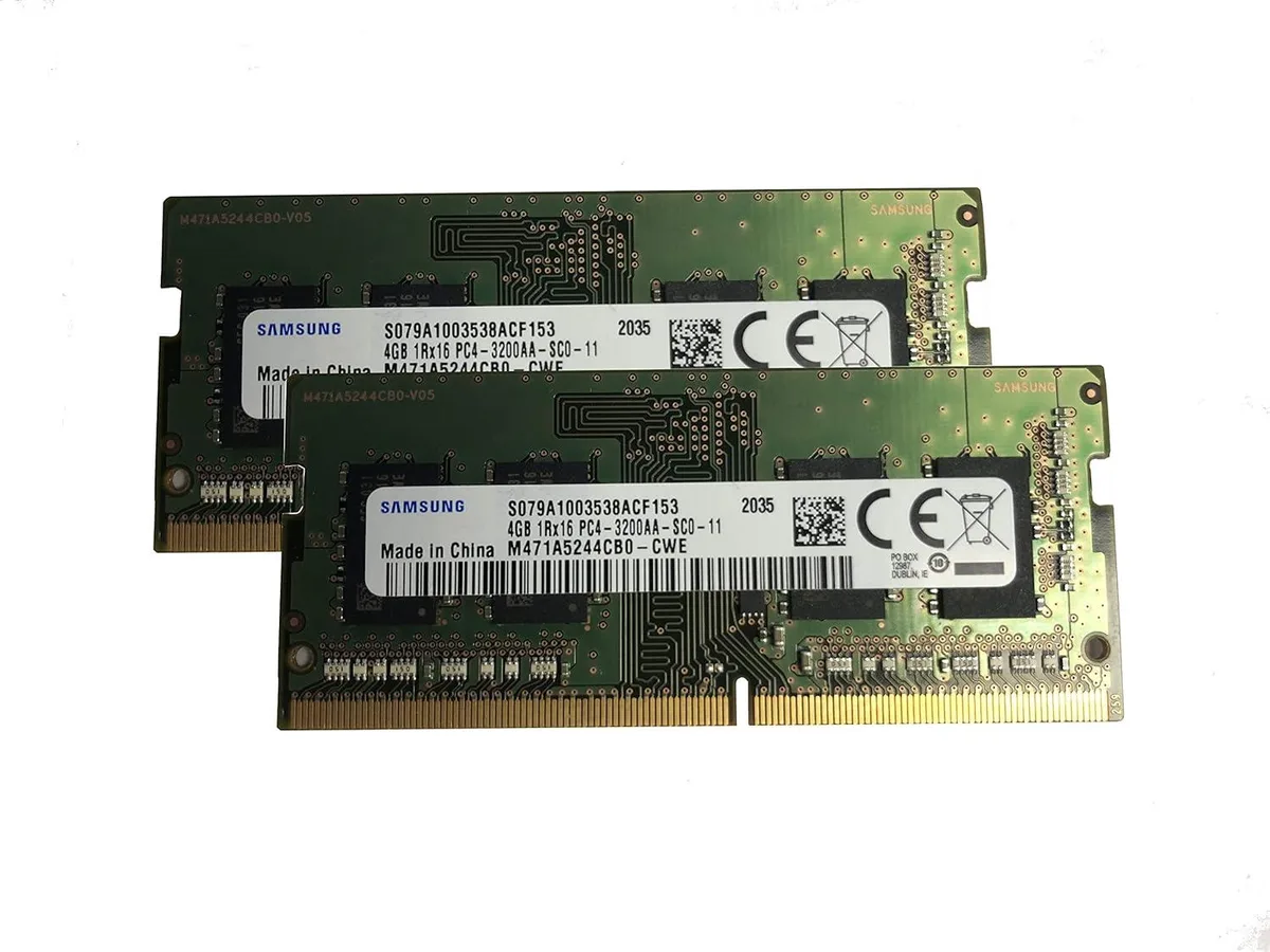 SAMSUNG SAMSUNG M471A5244CB0 8GB (2x4GB) DDR4 3200MHz laptop RAM — product photo