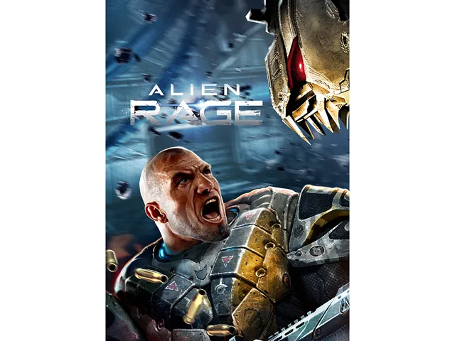 Steam digital code card for Alien Rage action game