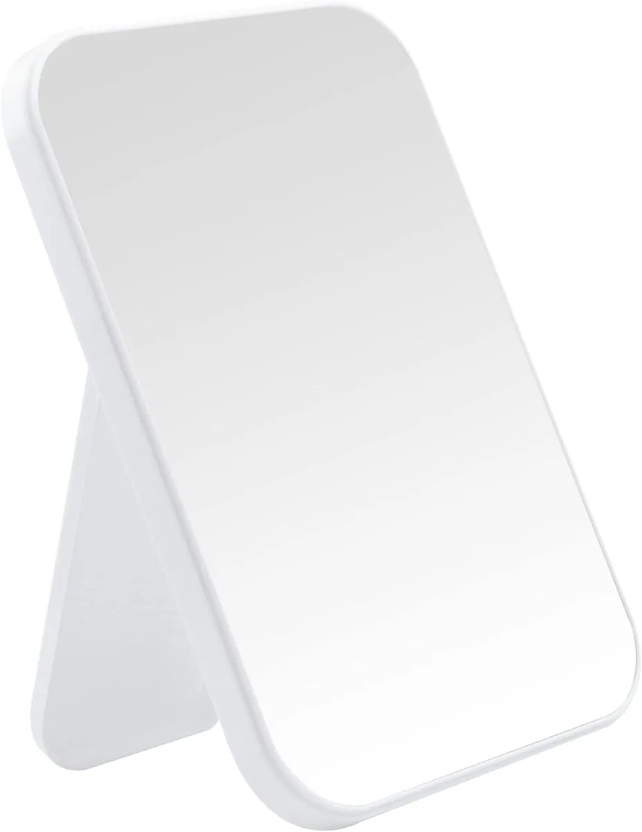  Ymemok 7.8" x 5.9" Folding Desktop Mirror White — product photo