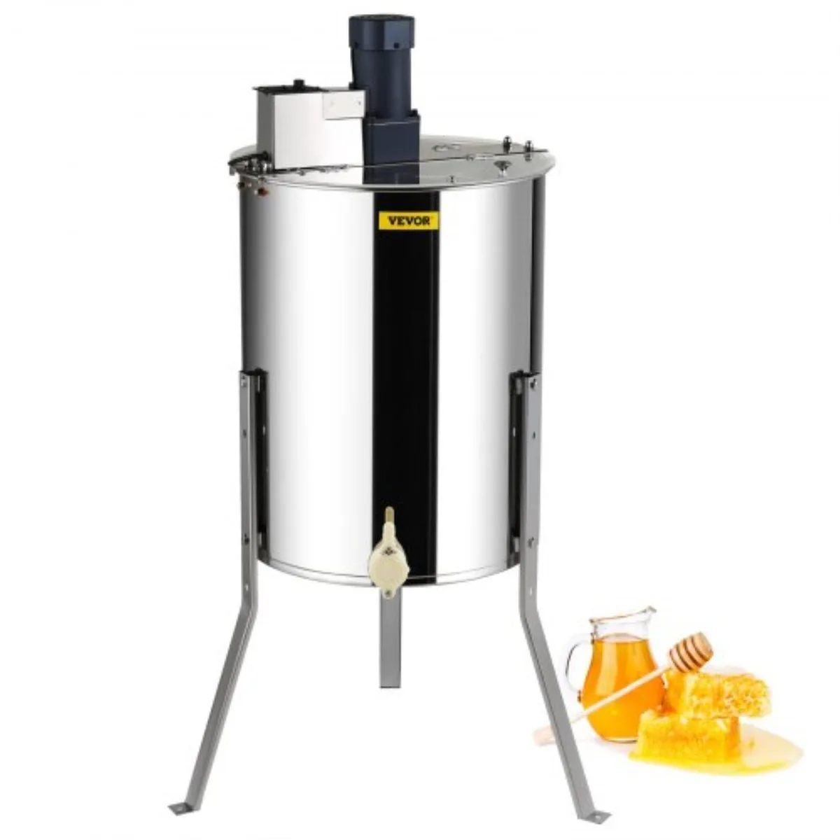 VEVOR VEVOR DD-4/8 Electric Honey Extractor 4/8 Frames 140W — product photo