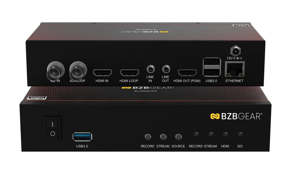 BZBGEAR BZBGEAR BG-STREAM-NDE 1 Channel SDI HDMI Encoder Decoder Recorder — product photo