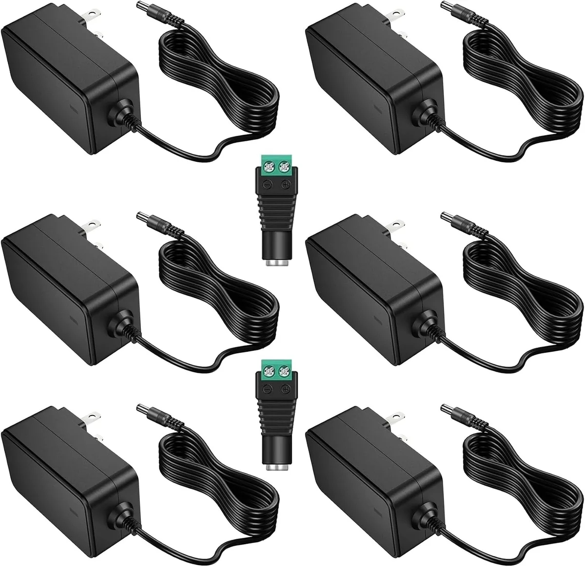 Cheezee Cheezee 12V 2A AC Adapter 6 Pack accessory — product photo