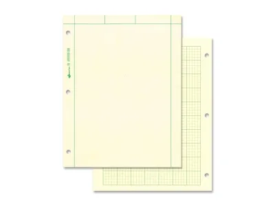 Rediform Rediform 42382 Computation Pad 11 Quad 100 Sheets Green — product photo