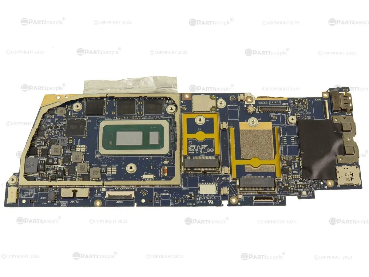 DELL DELL Latitude 9510 Motherboard i7-10810U 1.1GHz 16GB D2HYF — product photo