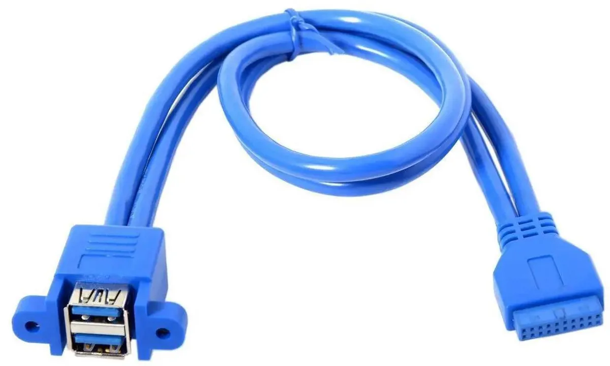SMUGDESK SMUGDESK 0.5M USB 3.0 19/20Pin Header to 2 Female Ports Cable — product photo
