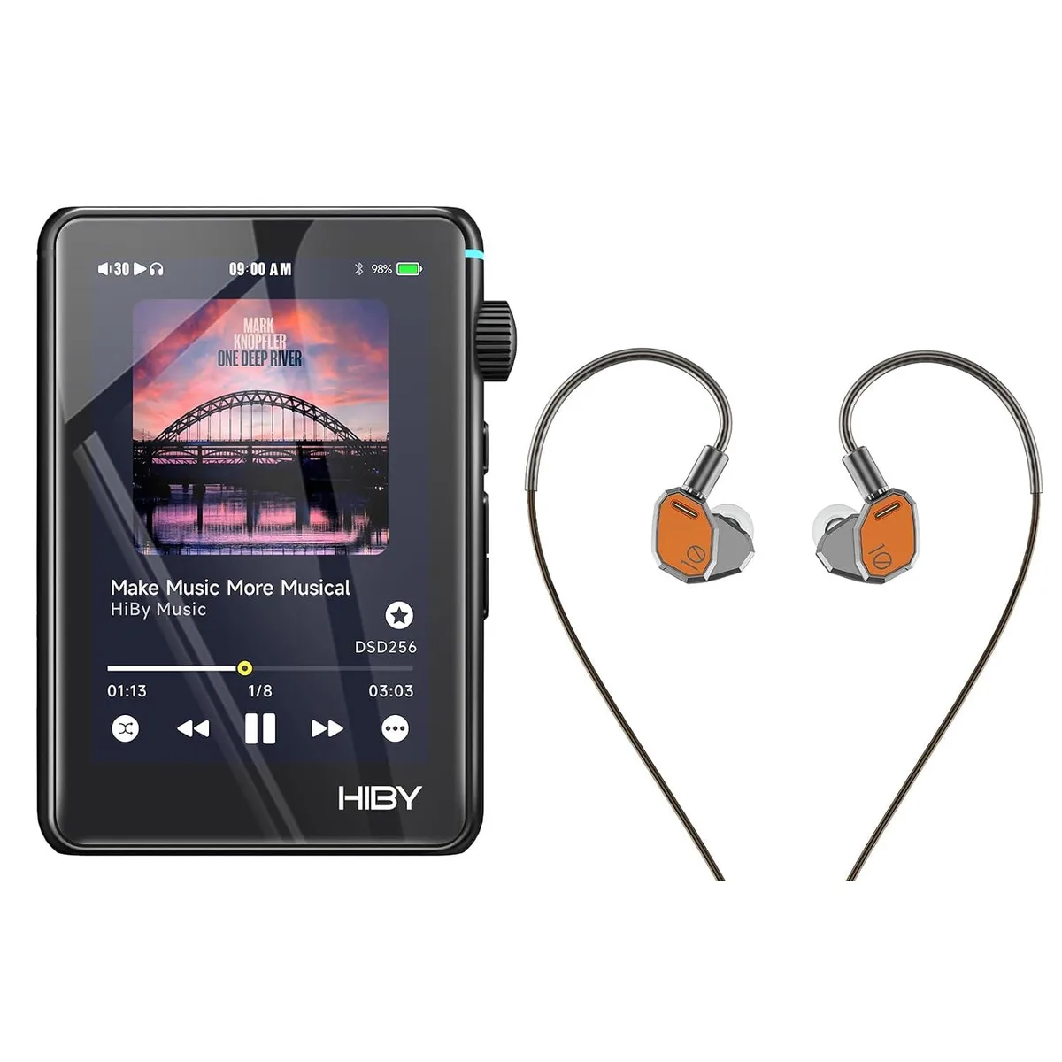 LORDWORLD LORDWORLD R3 II Hi Res Audio Player & Yacht10 IEM — product photo