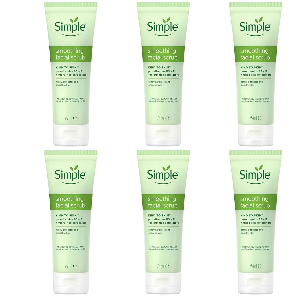 Real Simple Real Simple SP-52135032291646 75 ml 6-Pack skin care — product photo
