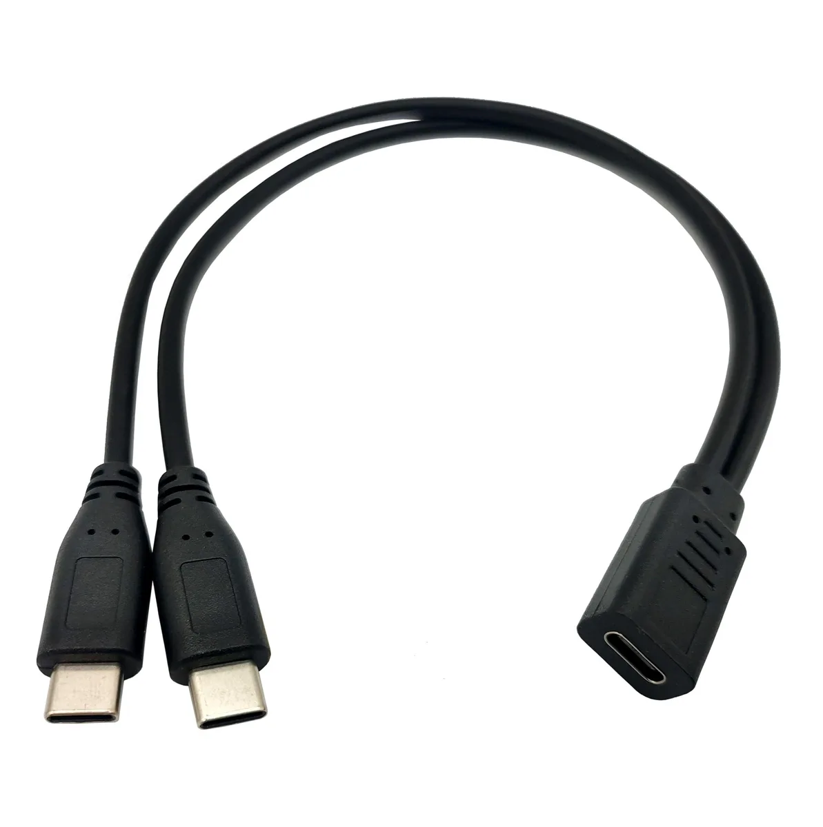 BUCIER BUCIER USB-C Splitter Charge Cable 1ft 15W 30cm — product photo