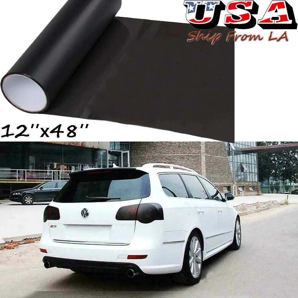 SIMPLEX TECHNOLOGY CO., LIMITED SIMPLEX TECHNOLOGY CO., LIMITED 12"x 48" Matte Black Tint Vinyl Wrap Sheet automotive specialty lighting — product photo