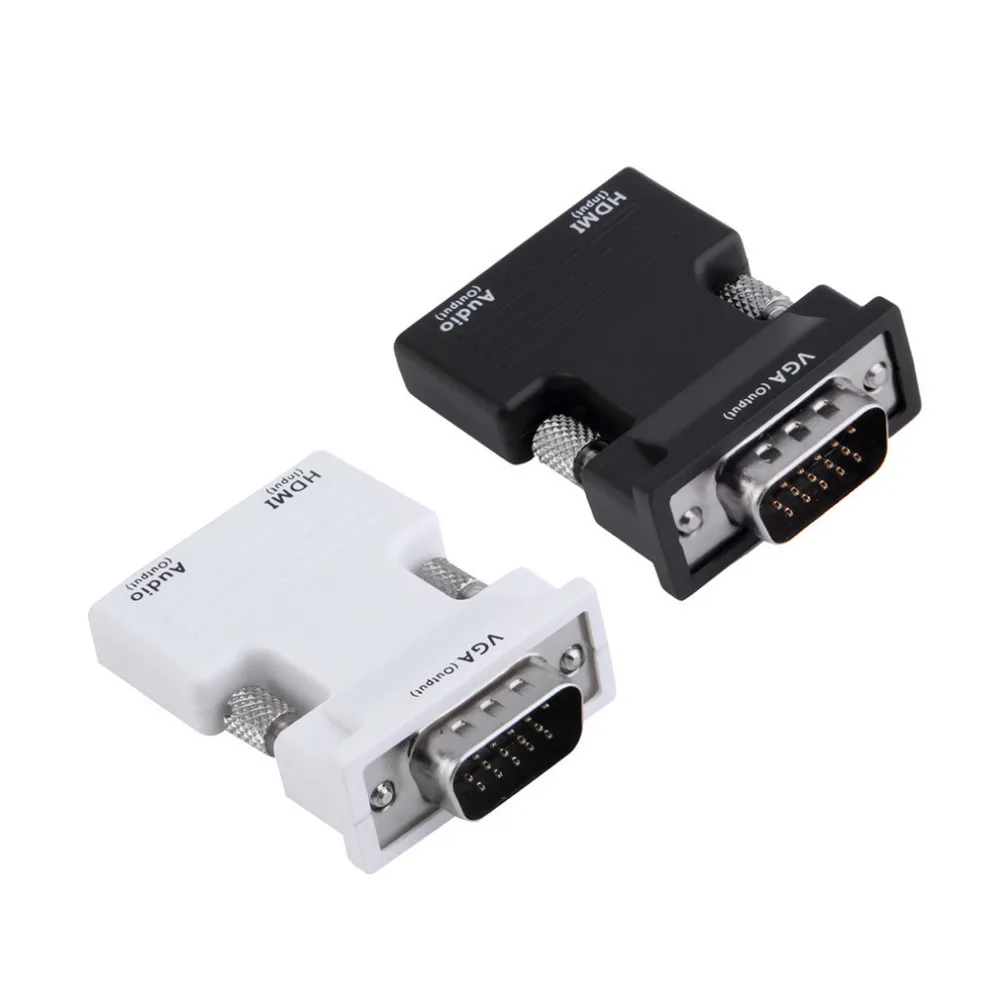 TeKit TeKit HDMI Female to VGA Male Audio Adapter 1920x1080 White — product photo