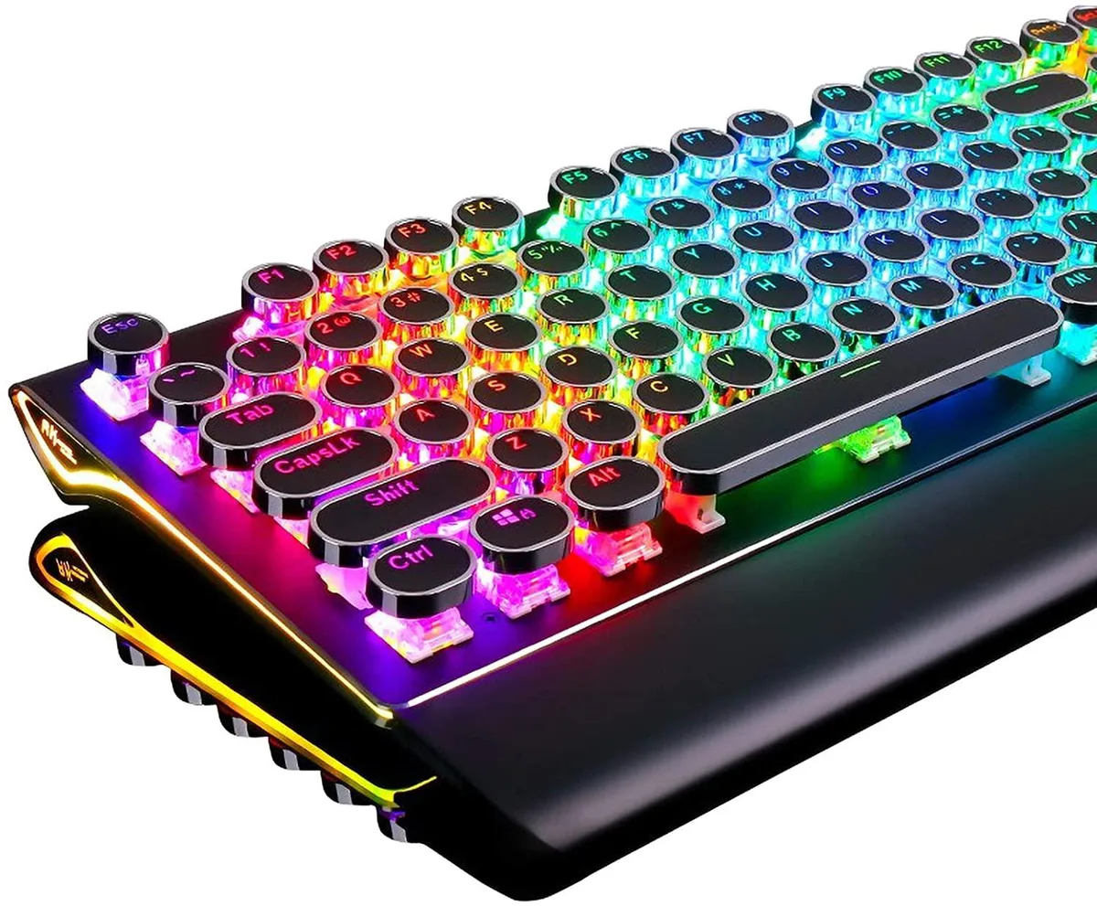 4AllDeals 4AllDeals 108-Key Wheel Game Controller with 168 LED Modes — product photo