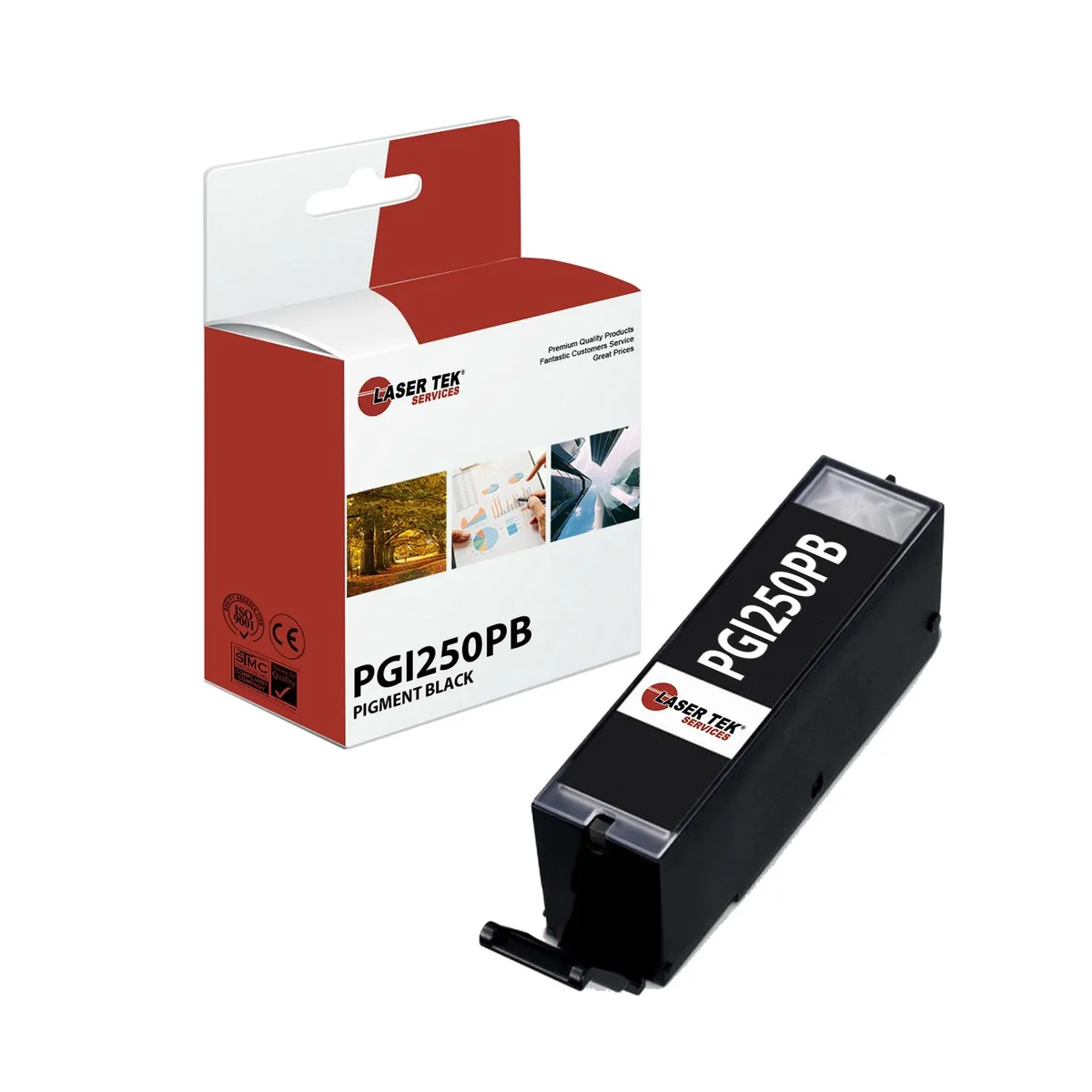Laser Tek Services Laser Tek Services PGI250PB Black Ink Cartridge 500 pages — product photo