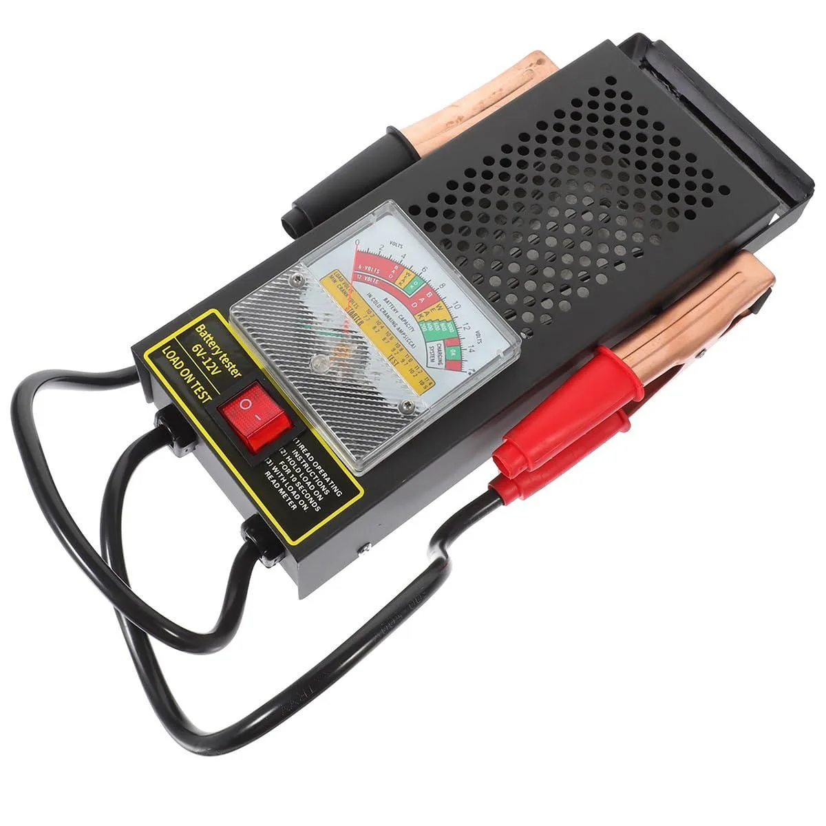  TNAIYH 6V-12V Car Battery Load Tester with Voltmeter &amp; Alligator Clips — product photo