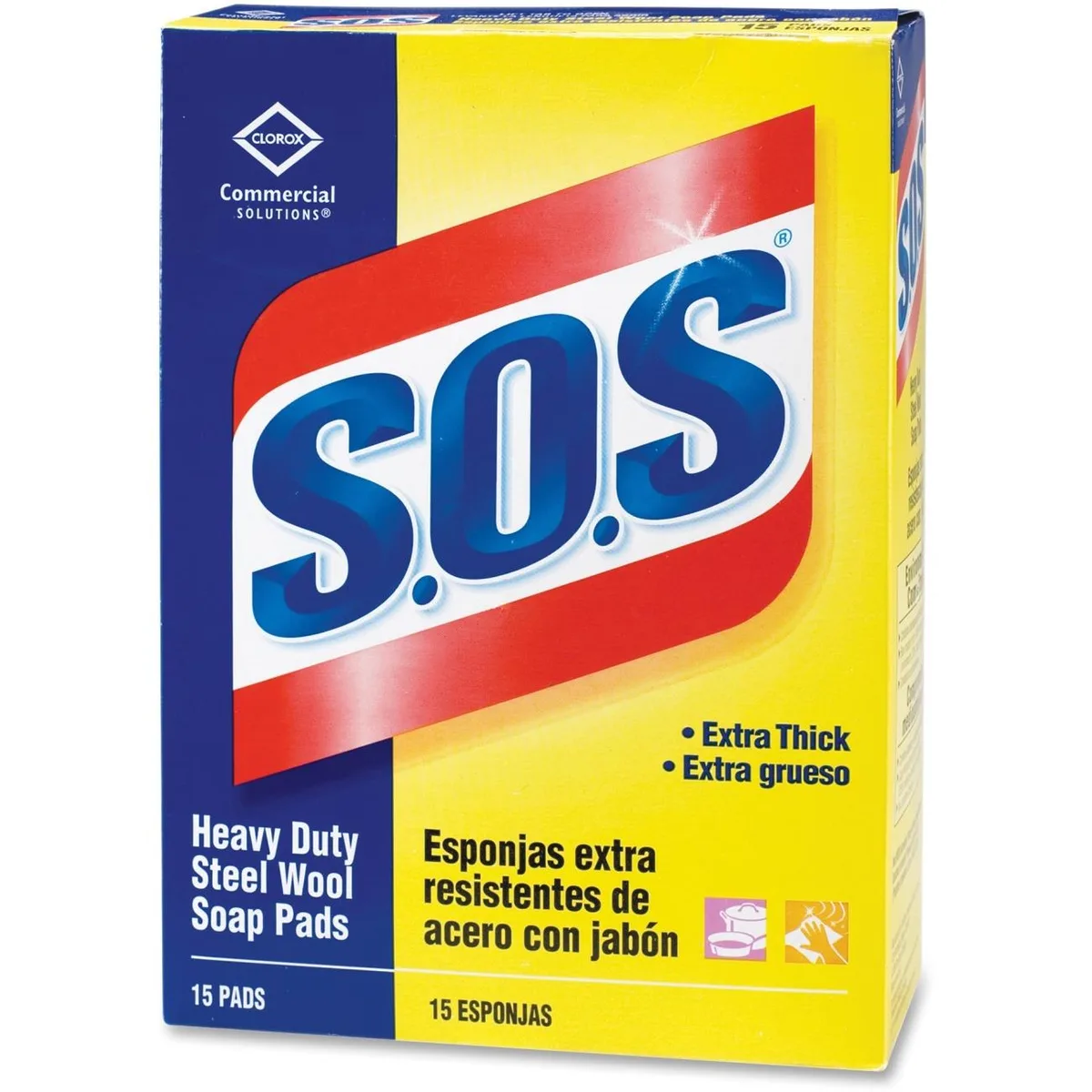 Clorox Clorox 88320CT S.O.S. Soap Pads 180 cleaning — product photo