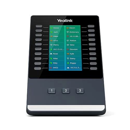 Yealink Network Technology Co., Ltd Yealink Network Technology Co., Ltd EXP50 4.3" 272 x 480 Color LCD Expansion Module - Black — product photo