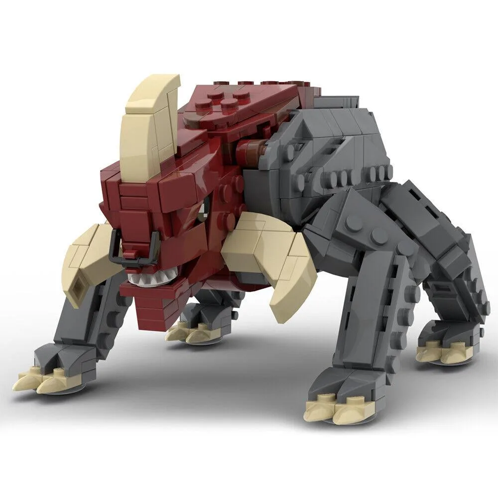 ZITIANYOUBUILD ZITIANYOUBUILD Reek Beast Mammal with Horns 487 Pieces Building Toy — product photo