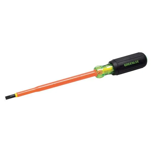 Greenlee Greenlee 0153-22-INS Insulated Slotted Screwdriver 3/16 in — product photo