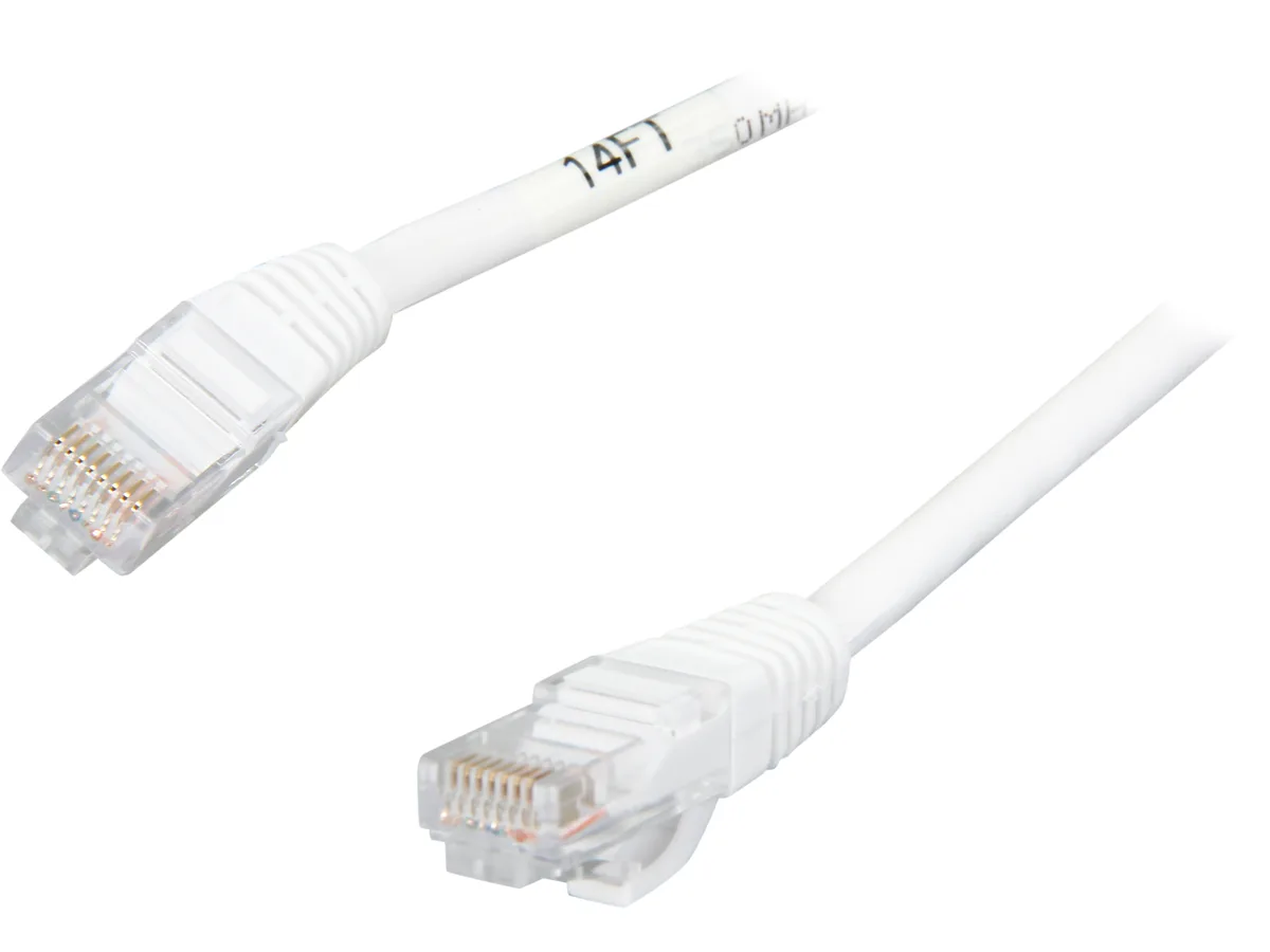 Cables To Go Cables To Go 19529 Cat5e network ethernet cable 14 ft 4.26 m white — product photo