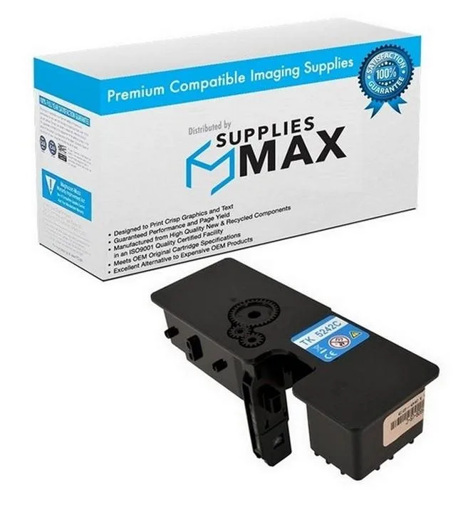 SuppliesMax SuppliesMax Cyan Toner Cartridge TK-5242C 3000 Pages — product photo
