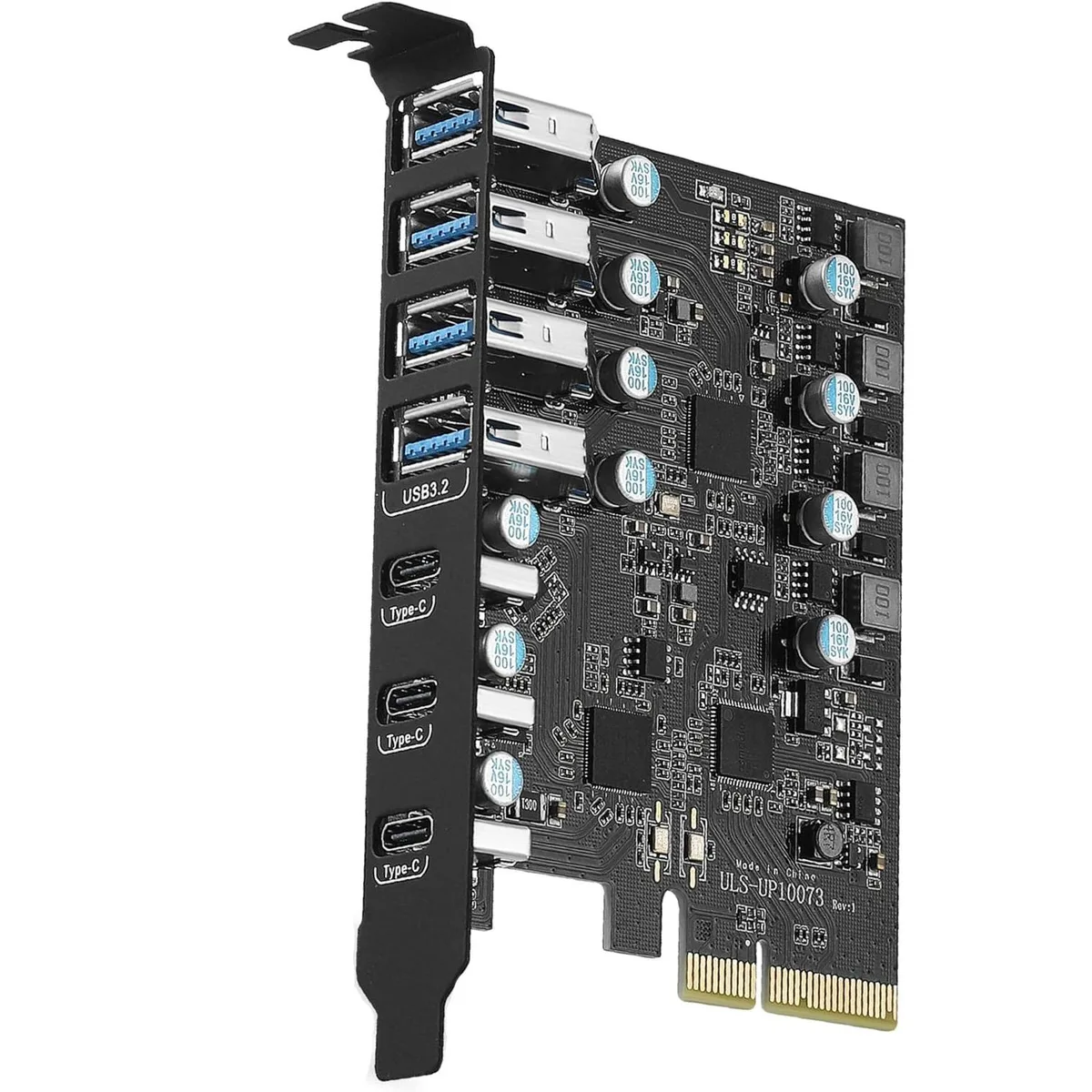 ESTONE ESTONE PCIE24A3C3.2 7‑Port USB 3.2 PCIe Expansion Card — product photo