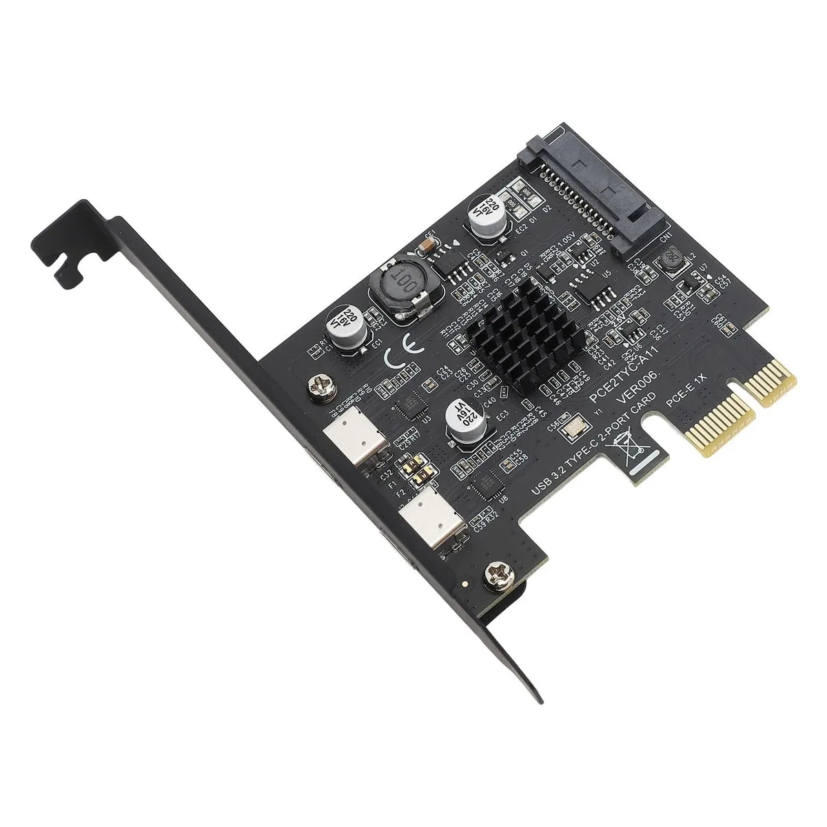Bolton Technical Bolton Technical USB 3.2 PCIe Card ASM3142 10Gbps SATA Power 2 in 1 accessory — product photo