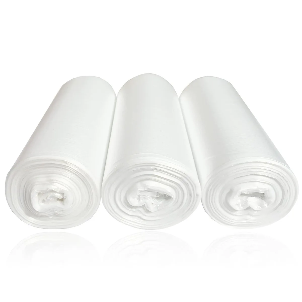 Baldwin 6 Gallon Clear Trash Bags 75 Count 3 Rolls ITBatch3-9306 — product photo