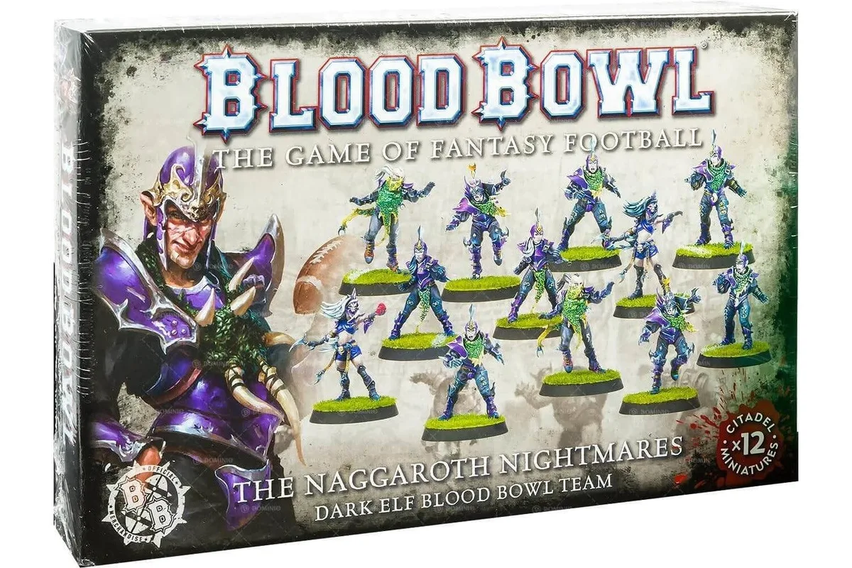 Games Workshop Games Workshop Blood Bowl Naggaroth Nightmares Dark Elf Team 2 in 1 accessory — product photo