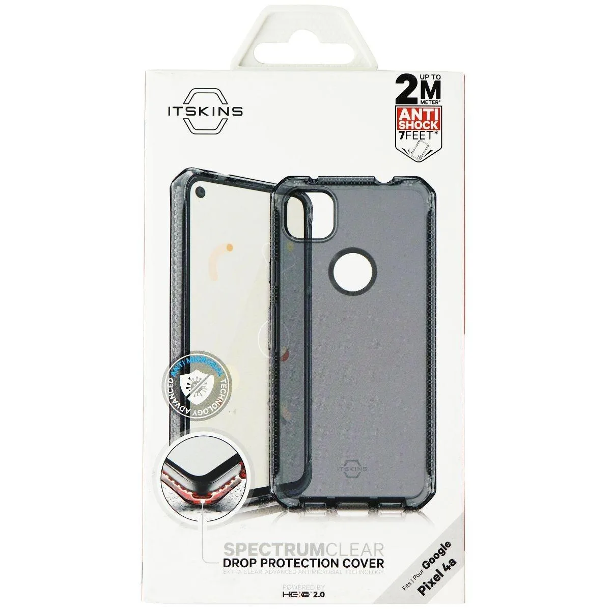 ITSKINS ITSKINS Spectrum Clear Gel Case Google Pixel 4a Smoke — product photo