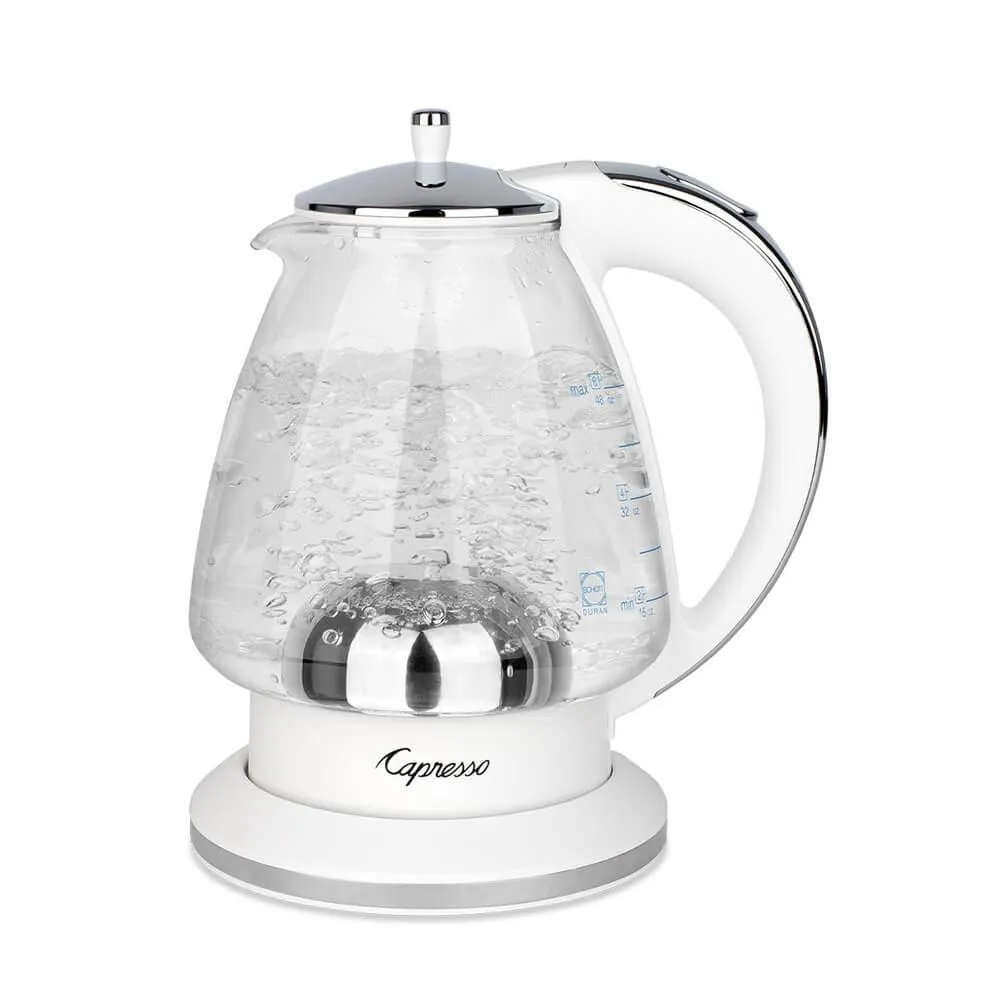 Capresso Capresso 24002 H2O White Glass Water Kettle 48 oz — product photo