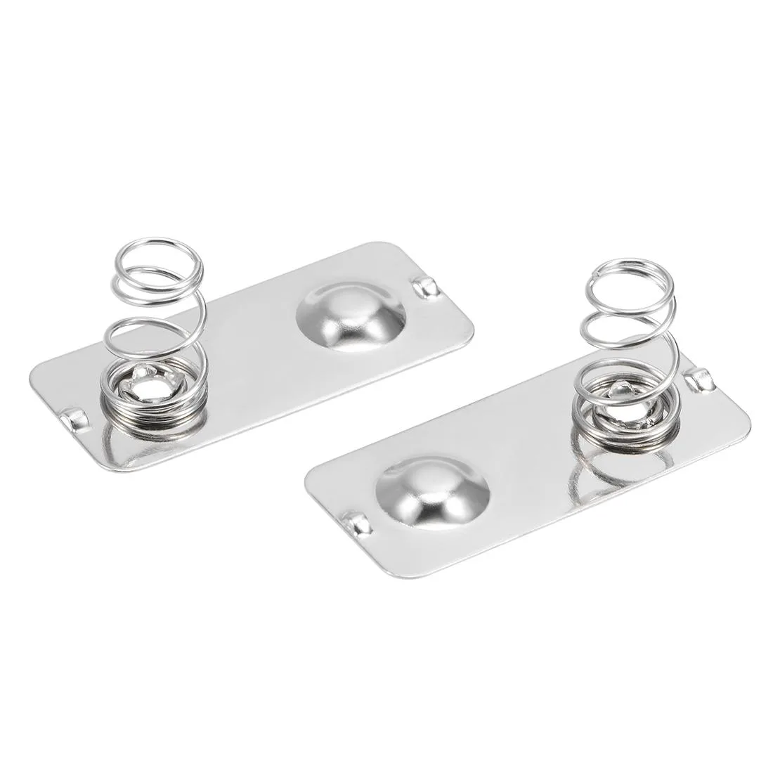 Unique-Bargains Unique-Bargains AA Battery Converter Spring Contacts 50 Pcs 28x12mm Silver Tone — product photo