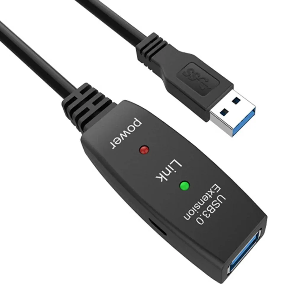 HETAI Digital Technology Co.,Ltd HETAI 3.0 USB A Male to Micro USB B Female Extension Cable 5-30M — product photo