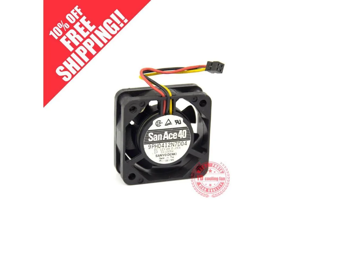 Fans Fans SanAce40 9PH0412N7D04 12V 0.26A 4015 3-line case fan — product photo